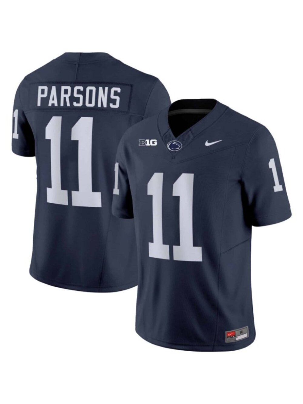 Kids Youths Micah Parsons Vapor Navy Blue Stitched Jersey